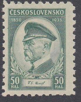 masaryk-85-narozeniny-1935-c-285-lep-bez-pruhu-svezi-250468035