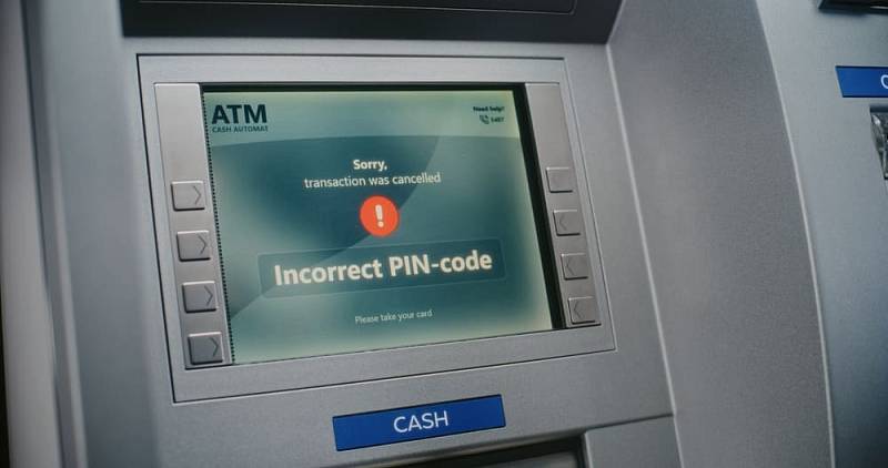Atm,User,Entering,Pin,Code,On,Atm,Keypad,For,Money