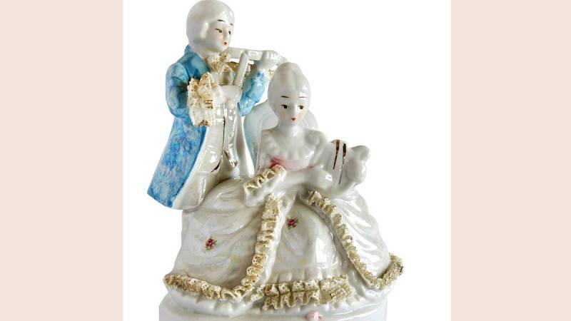 porcelánová dekorace