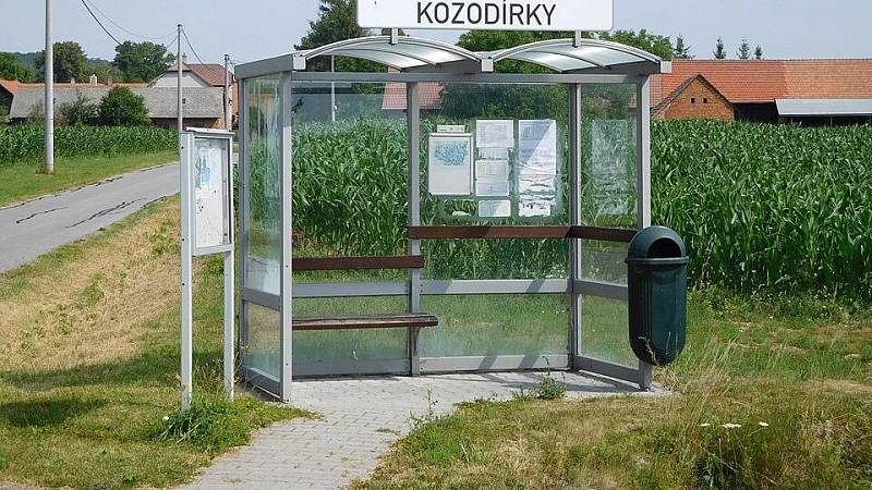 Kozodírky, zastávka