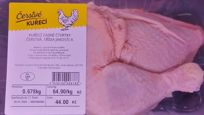 Kuře z Lidlu se salmonelou