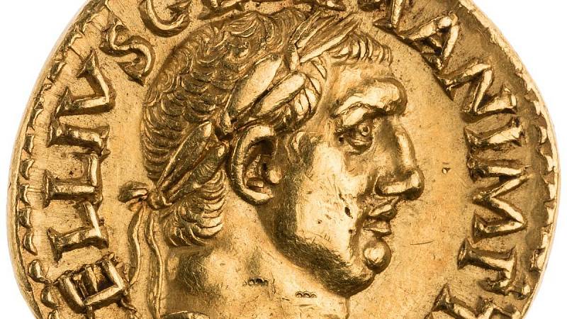 Zlatý Aureus z Vitellia