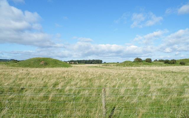 Thornborough - Pohled na střední a severní henges