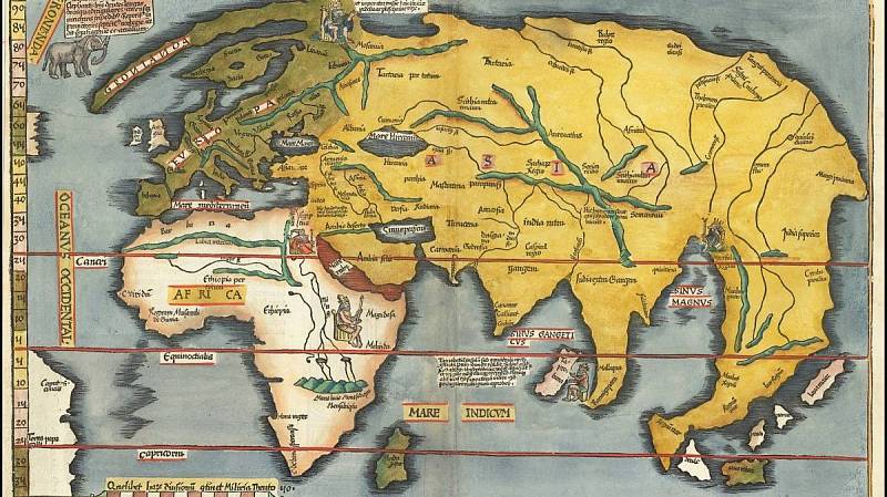 Mapa světa z roku 1522