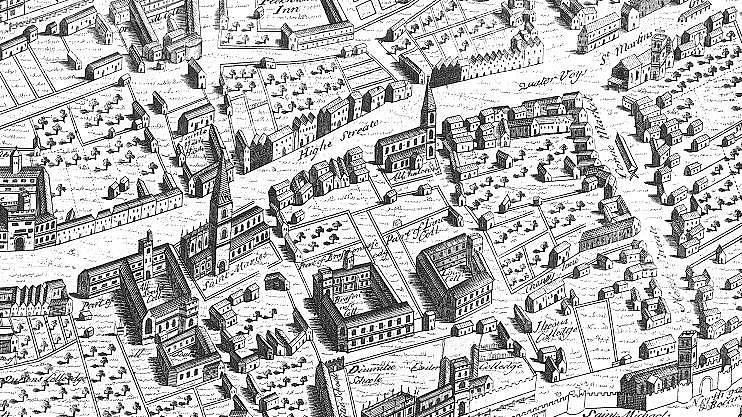 Mapa Oxfordu 1578
