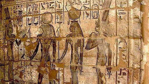 Reliéf na zdi - 25. dynastie Egypta