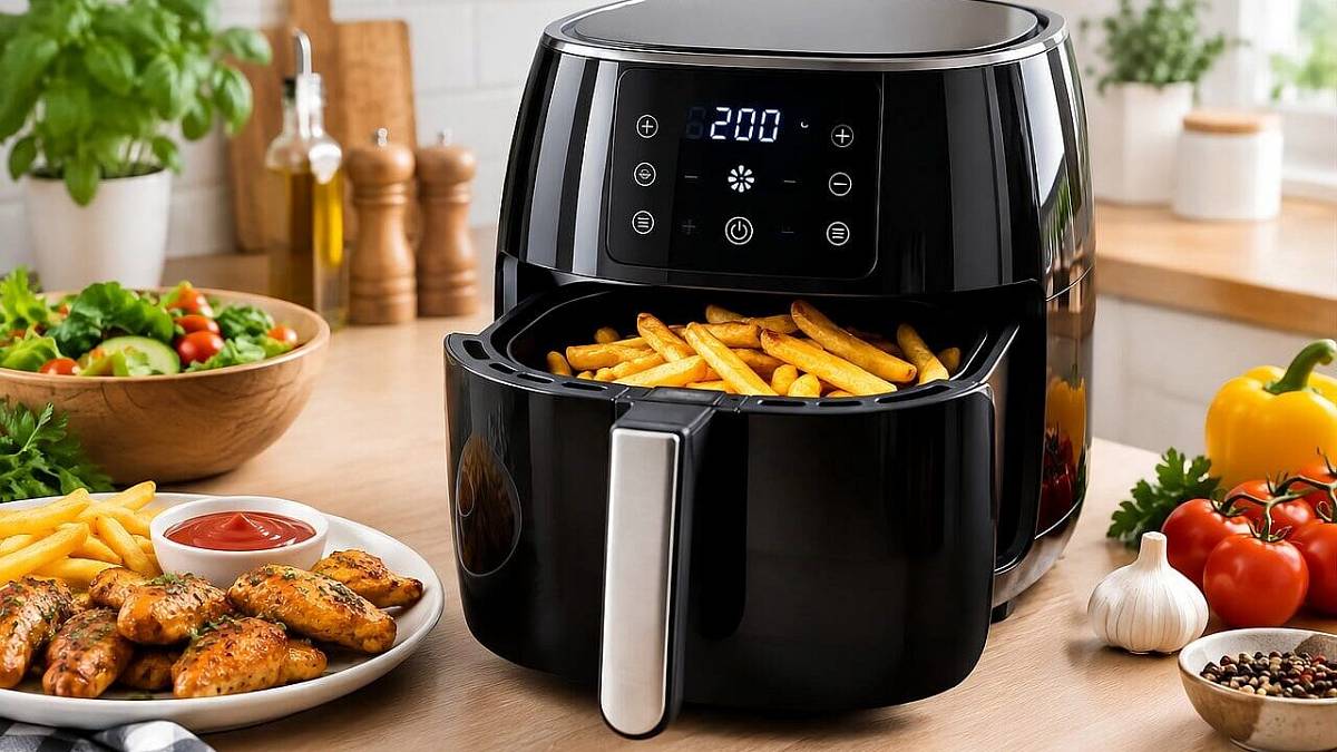 Hasiči varují: Na tohle místo horkovzdušnou fritézu nikdy nepokládejte. Vznítí se během pár sekund