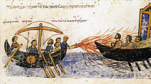 Řecký oheň, bájná a ničivá byzantská zbraň