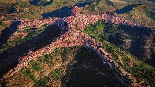 Centuripe: Balkón Sicílie má ze vzduchu magickou podobu. Chrání jej přísná pravidla