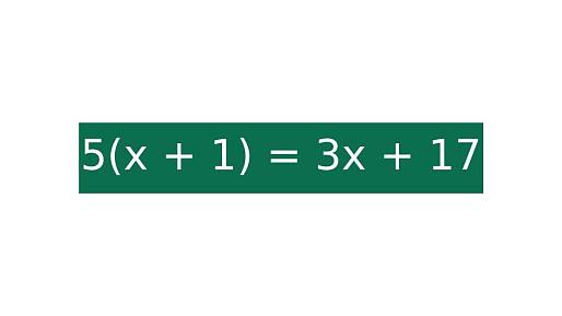 Rychlý příklad pro mozek: 5(x + 1) = 3x + 17. Najdete x bez kalkulačky?