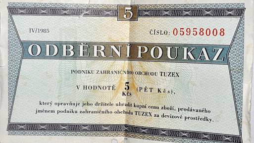 Bony z Tuzexu po letech: nenápadné papírky dnes lákají sběratele i investory
