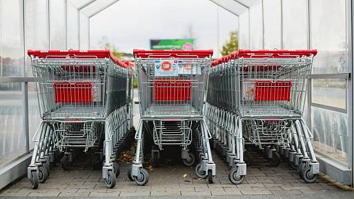 Nákupní košík odemknete i bez mince. Nejčastěji pomůže klíč nebo žeton